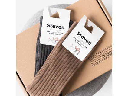 PÁNSKÉ PONOŽKY BIO CAMEL 053 (Barva černá)