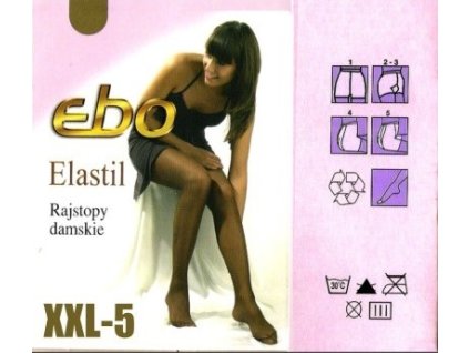 PUNČOCHOVÉ KALHOTY EBO ELASTIL 20 DEN R.2 (Velikost 2, Barva černá)