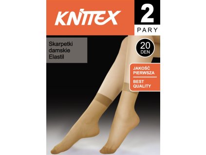 PONOŽKY ELASTIL 20 DEN (Velikost uni, Barva béžová)