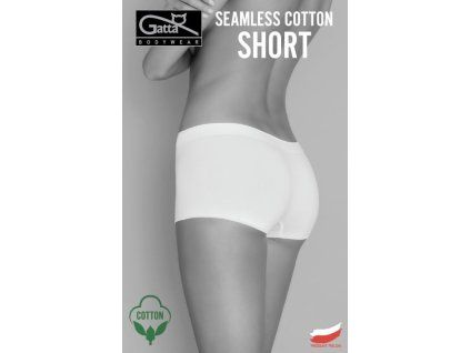 SEAMLESS COTTON SHORT (Velikost S, Barva černá)