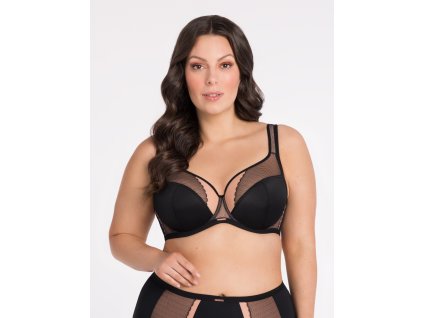 MĚKKÁ PODPRSENKA LUISSE K441/1 ČERNÁ (Velikost 100D, Barva černá)