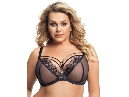 RAJSKÁ PODPRSENKA K496 ČERNÁ (Velikost 100G, Barva černá)