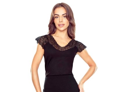 HALENKA ODINA ČERNÁ KR (Velikost L, Barva černá)