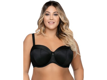 AV 1787 MAXI PODPRSENKA BEZ RAMÍNEK ČERNÁ (Velikost 70E, Barva černá)