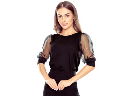 HALENKA TERIA ČERNÁ (Velikost M, Barva černá)