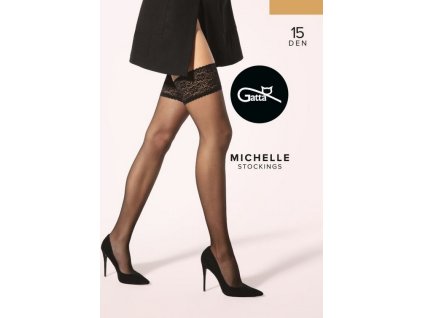 PUNČOCHY MICHELLE 01 (Velikost 1/2, Barva beige)