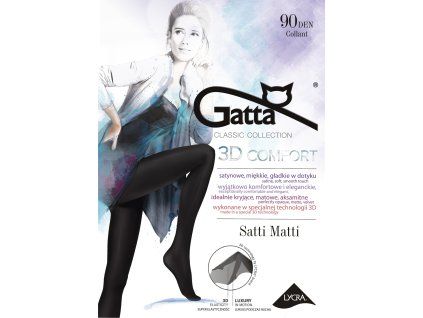 SATTI MATTI PUNČOCHÁČE 90 DEN (Velikost 2, Barva černá)
