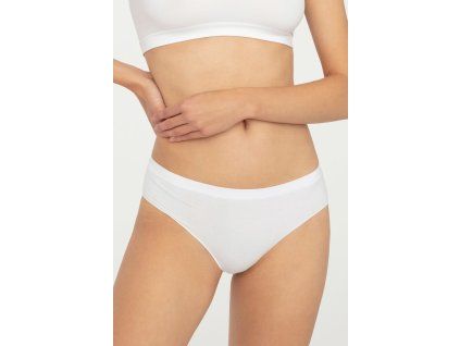 BEZEŠVÉ BAVLNĚNÉ BIKINY (Barva černá)