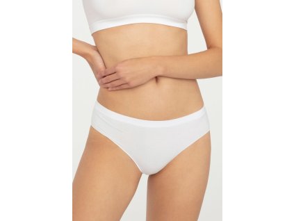 BEZEŠVÉ BAVLNĚNÉ BIKINY (Velikost S, Barva černá)