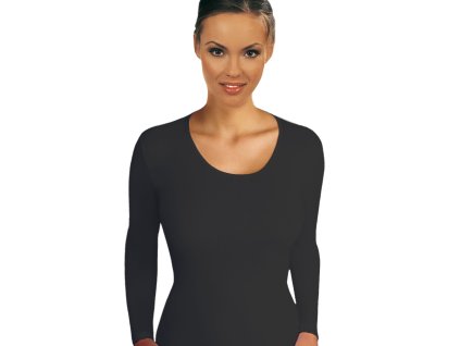 HALENKA LENA ČERNÁ (Velikost S, Barva černá)