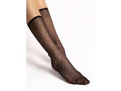 TRISHA PONOŽKY 20 DEN (Velikost uni, Barva černá)