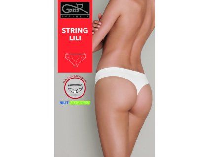 STRINGI BASIC LILI (Velikost L, Barva černá)