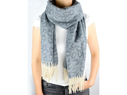 DÁMSKÁ ŠÁLA CS005 PANTHER (Barva szary, Velikost onesize)