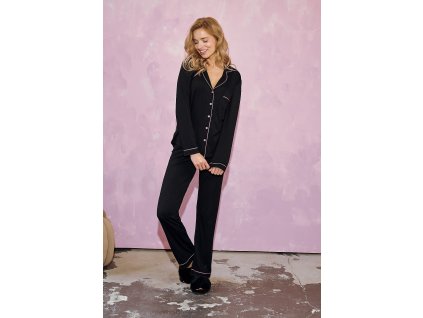 PYŽAMO SYDNEY 3230 VISCOSE DR (Velikost XL, Barva černá)