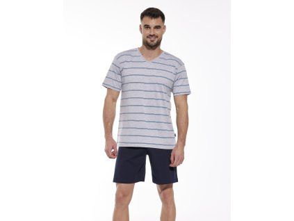 PÁNSKÁ PYŽAMA RŮZNÁ 330/41 KR (Barva šedá)