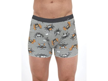 Boxerky TATOO 280/252 BAT (Velikost L, Barva šedá)