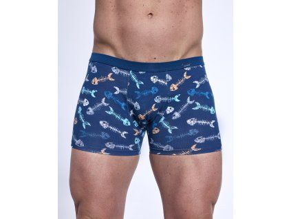 TETOVACÍ BOXERY 280/247 FISHBONE (Barva modrá)