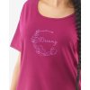 19120P Maxitriko dámské krátký rukáv (Barva Cola-Hvozdíková, Velikost L)