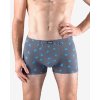 73121P Boxerky kratší nohavička (Barva Lékořice-Měsíc, Velikost S/M)