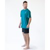 79148P Pyžamo krátké pánské (Barva Černá-Petrolejová, Velikost L)