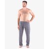 79185P Kalhoty dlouhé pyžamové pánské (Barva Tm. šedá-Brandy, Velikost L)
