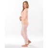 19167P Pyžamo dlouhé dámské (Barva Lichi-Tělová, Velikost L)