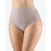 00040P Kalhotky klasické s vysokým pasem (Barva Tm. šedá, Velikost L/XL)