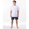 79194P Pyžamo krátké pánské (Barva Bílá-Lékořice, Velikost L)