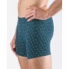 74171P Boxerky s delší nohavičkou (Barva Petrolejová-Dunaj, Velikost S/M)