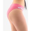 16167P Kalhotky bokové se širokým bokem (Barva Třešňová-Černá, Velikost XS/S)