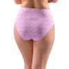 11083P Kalhotky klasické ve větších velikostech (Barva Cukrová-Violet, Velikost M/L)