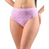 11083P Kalhotky klasické ve větších velikostech (Barva Cukrová-Violet, Velikost M/L)