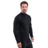 88016P Triko se zipem s dlouhým rukávem pánské (Barva Černá, Velikost L)