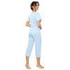 DÁMSKÉ PYŽAMO SKY 3/4 (Velikost M, Barva modrá)