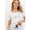PYŽAMO VALERIE 3417 KR (Velikost L, Barva ecru)