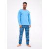 PÁNSKÉ PYŽAMO 124/310 READY DR (Velkopolsko L, Barva modrá)