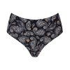 Kalhotky PAISLEY MAXI TONGA (Velkopolsko M, Barva černá)