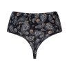 Kalhotky PAISLEY MAXI TONGA (Velikost M, Barva černá)