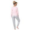 DÁMSKÉ PYŽAMO BUNNY LONG (Velikost L, Barva pink)