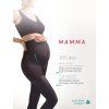 MAMMA PUNČOCHÁČE 100 DEN PLUS SIZE (Velikost 5, Barva černá)