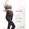 MAMMA PUNČOCHÁČE 100 DEN PLUS SIZE (Velikost 5, Barva nero)