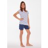 PYŽAMO DÍVKA MLADÁ 246/103 MARINE KR (Velikost 134-140)