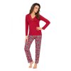 PYŽAMO RITA LONG (Velikost S, Barva burgund)