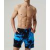 PLAVECKÉ ŠORTKY KMB-227 (Velikost S, Barva modrá/černá)
