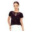 Halenka ANORA BLACK PLUS KR (Velikost 3XL, Barva černá)
