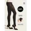 LEGGINSY DAGGI WZ.01 90 DEN (Velikost 2, Barva černá)