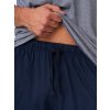 PÁNSKÉ PYŽAMO MNS 357 A23 KR VÝPRODEJ (Barva paski/granatowy, Velikost M)