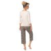 DÁMSKÉ PYŽAMO OMARI 3/4 (Barva béžová)