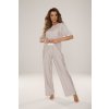 PYŽAMO CAMELIA 037 KR (Velikost S, Barva ecrui/szary)