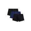 PÁNSKÉ BOXERKY 3MH-220 (Barva czarny/niebieski/czarny, Velikost L)